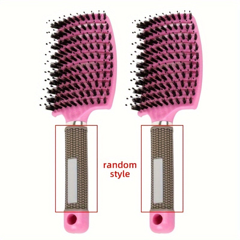 1pc Magic Scalp Massage Hair Brush for Women - Professional Detangling Tool for Wet Curly Hair - Hairdressing Tool, Detangling Brush, Ergonomic Handle, Durable Bristles, Salon Professionals, Styling Accessory, Sleek Design, S
