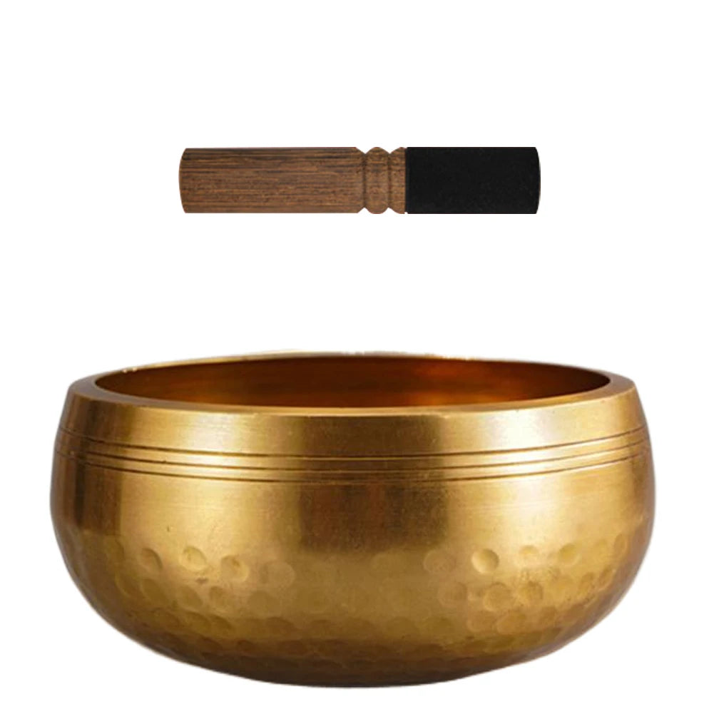 Tibetan Singing Bowl Set Meditation Singing Bowl Yoga Meditation Chanting Bowl for Yoga Chakra Healing Mindfulness Stress Relief