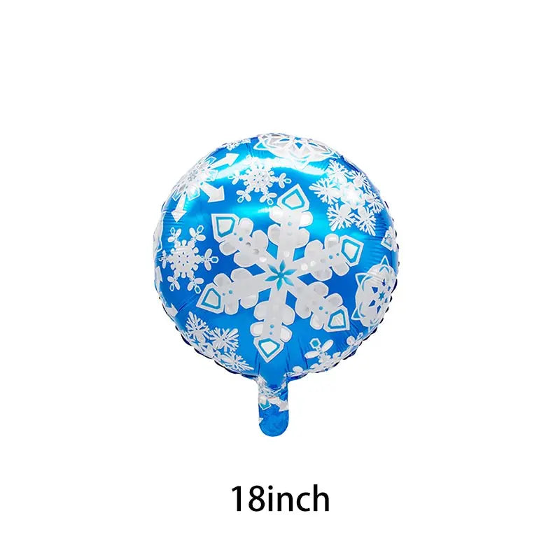 Christmas Decoration Balloons Santa Claus Snowman Aluminum Foil Letter Balloon Banner Merry Christmas Theme Party Decor Supplies