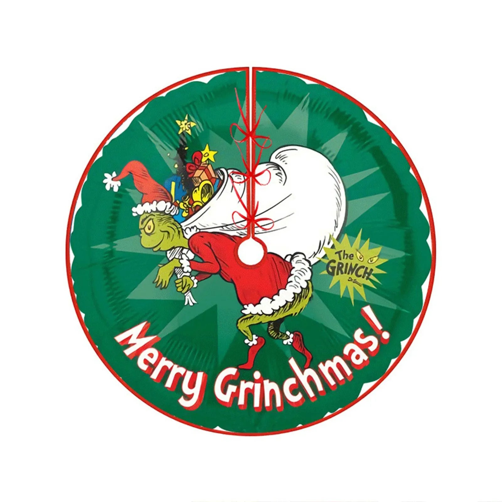 Christmas Tree Skirt Decoration For Home Xmas Tree Decorations Skirt Ornament Festive Holiday Party Decorations Indoor Outdoor