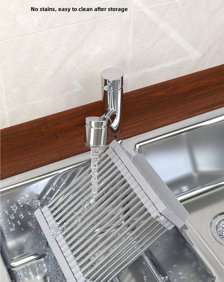 Kitchen sink retractable drainer sink drainer dish drainer basket Dish storage rack