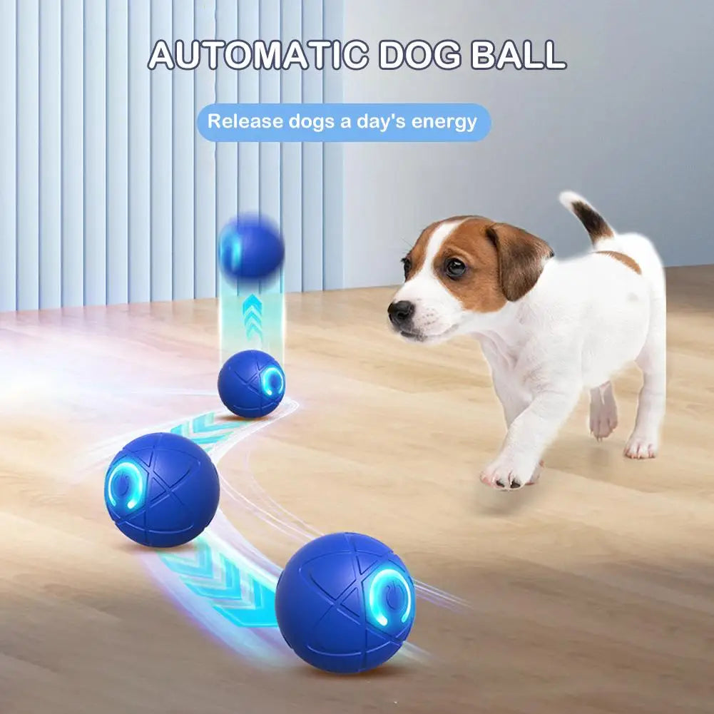 Dog Toy Ball Two Interactive Modes Dog Gift Rolling Bounce Automatic Ball Supplies Moving Pet W4k0