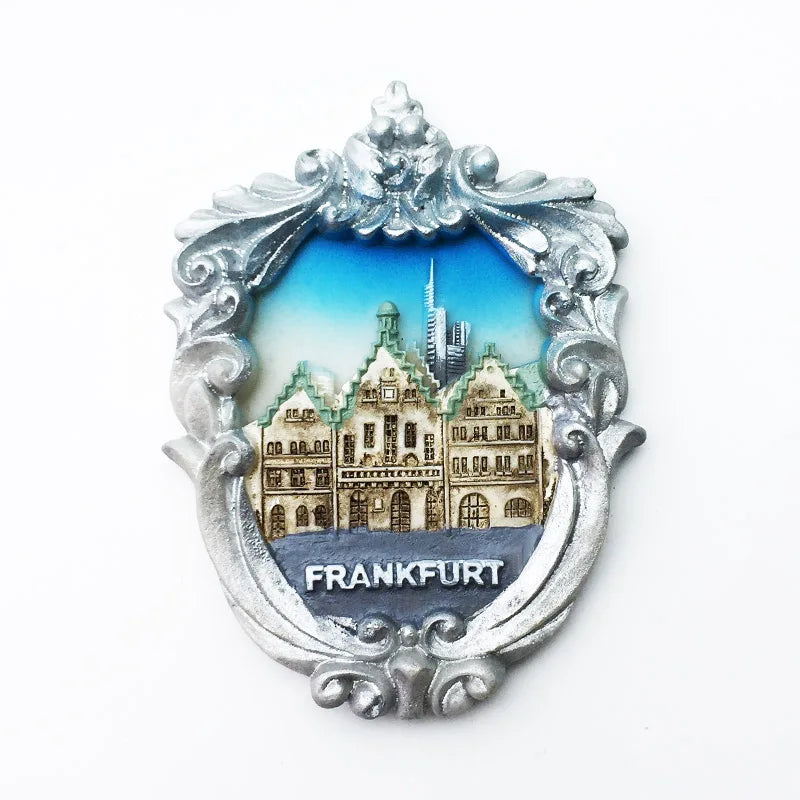 Germany Munchen 3D Fridge Magnets Tourism Souvenir Refrigerator Magnetic Sticker Collection Handicraft Gift
