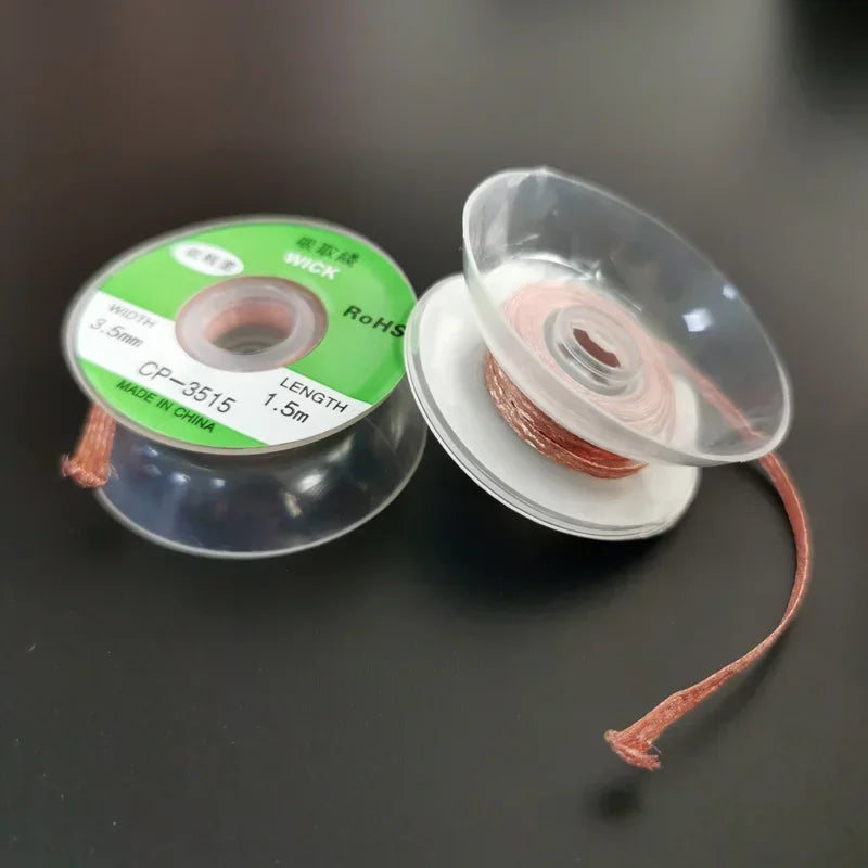 1PCS 2.0mm 3.5mm 1.5M 3M Welding Wires Desoldering Braid Solder Remover Wick Wire Repair Tool