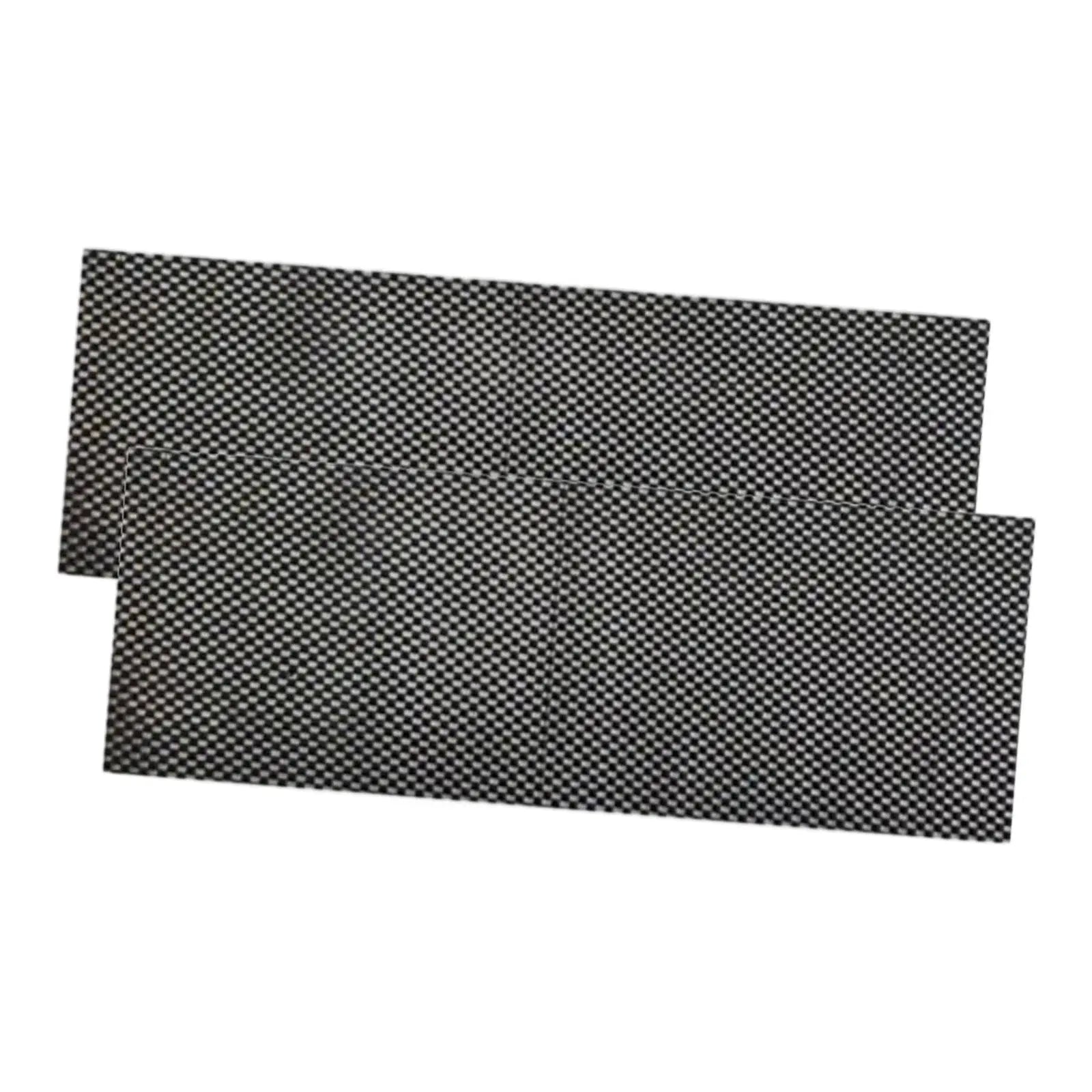 2 Pieces Pilates Nonslip Mat 25cmx60cm Multifunctional Gripper Mat Anti Skid for