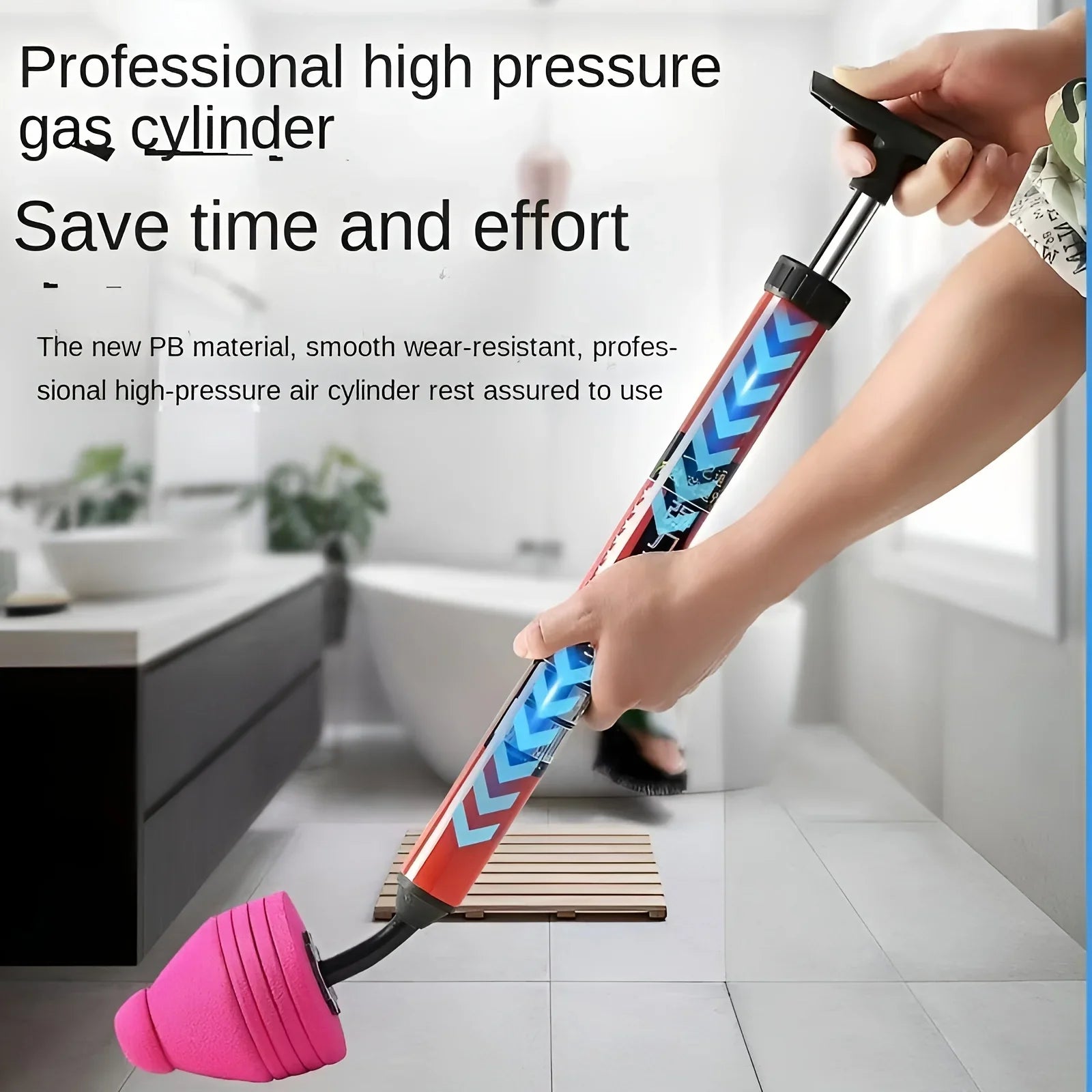 Unblock Toilet High Pressure One Shot Toilet Pipe Plunger Cleaner Silicone Quickly Home Toilet Sewer Dredging Plunger Wc pump