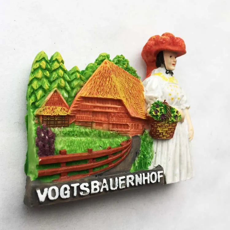 Germany Munchen 3D Fridge Magnets Tourism Souvenir Refrigerator Magnetic Sticker Collection Handicraft Gift