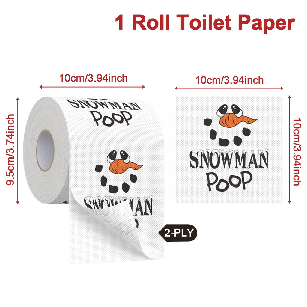Christmas Santa Claus Bath Toilet Roll Paper Xmas Toilet Roll Paper Christmas Decor 2025 Xmas Tissue Roll Home New Year 2026