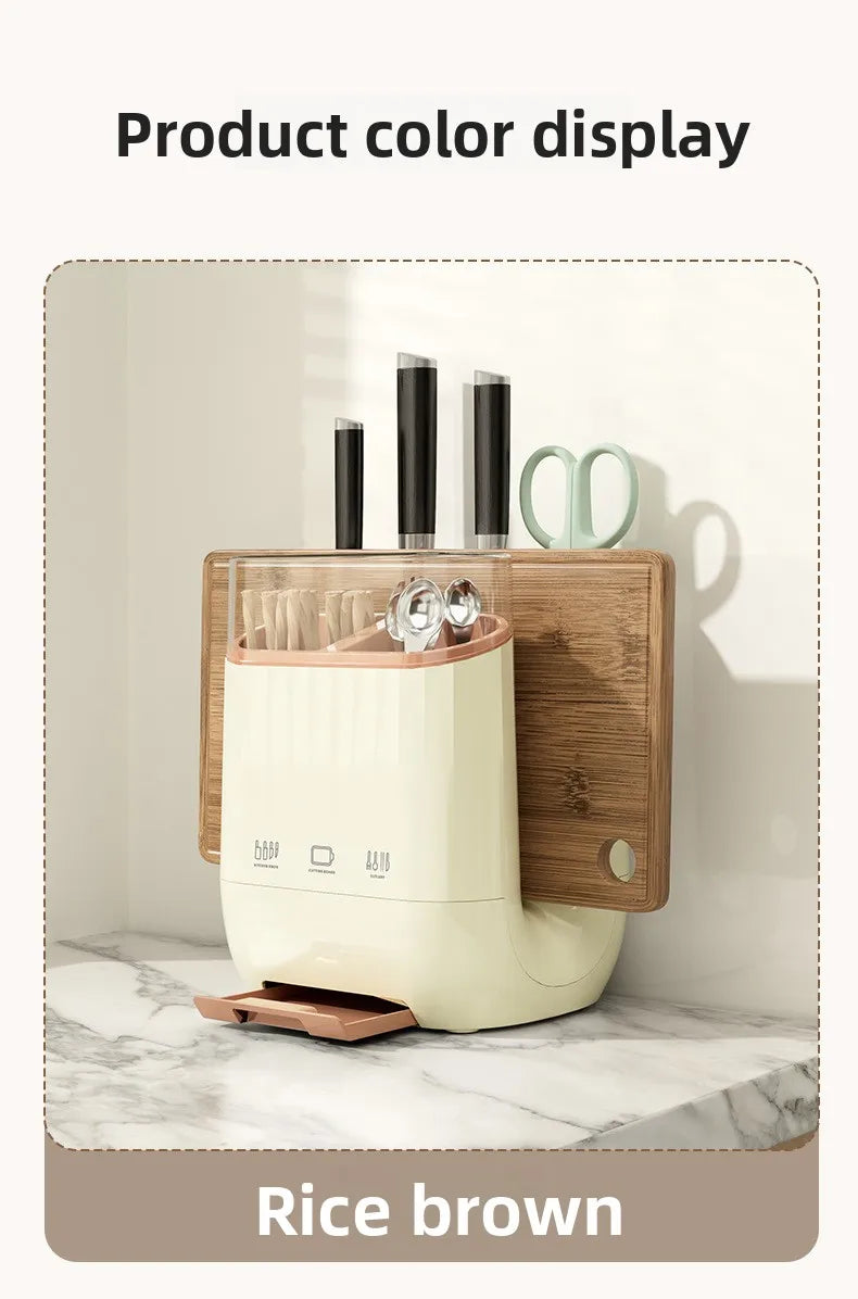 Kitchen Knife Holder, Storage Rack, Household Vegetable Board Storage Rack, Countertop Drain, Chopstick Holder, Cutting Board