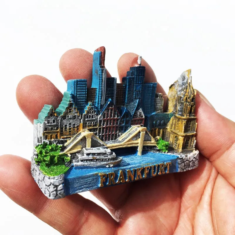 Germany Munchen 3D Fridge Magnets Tourism Souvenir Refrigerator Magnetic Sticker Collection Handicraft Gift