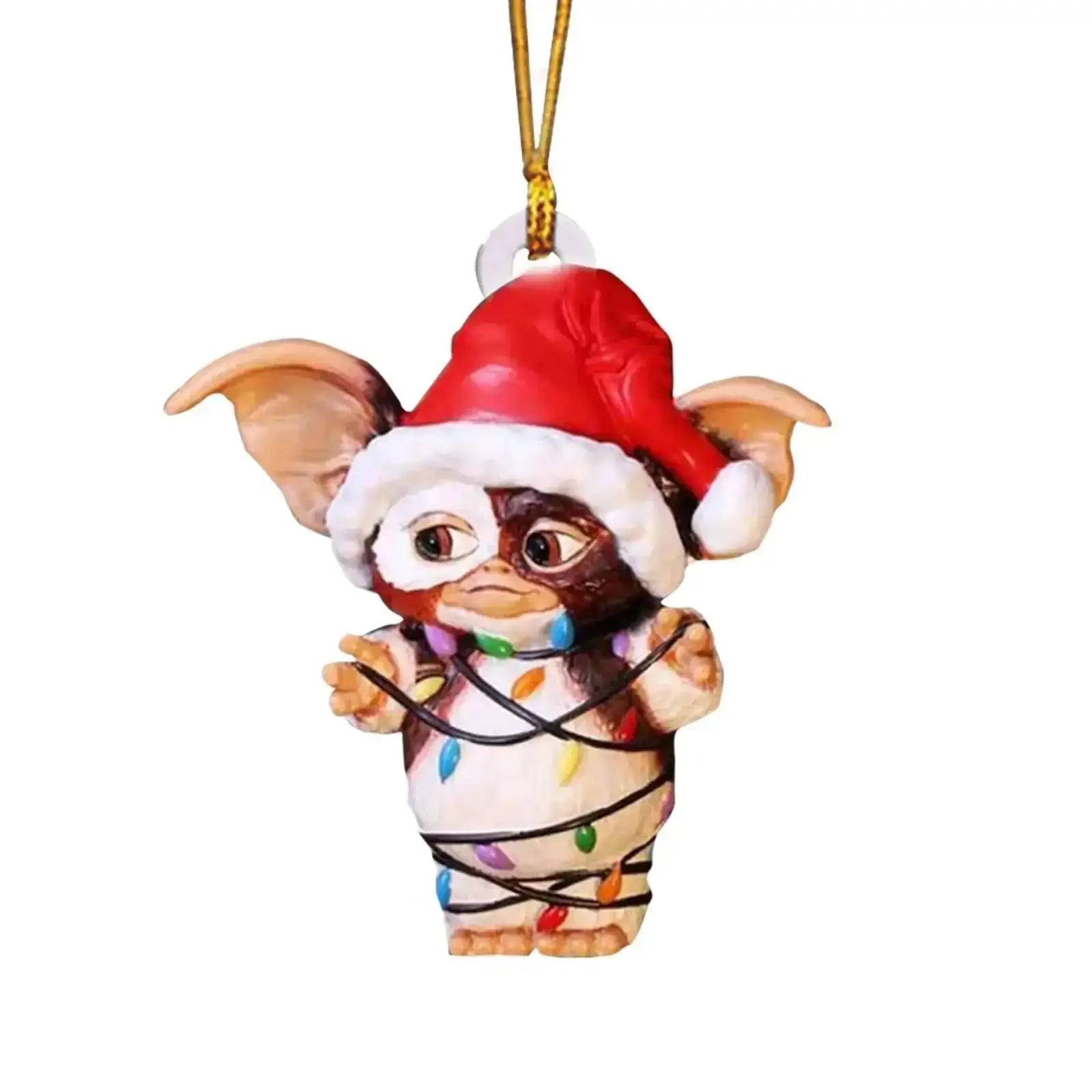 Xmas Gremlins Santa Hat Socks Dog Honeycomb Ball Christmas Tree Pendant Christmas Party Decorations Children Christmas Gift
