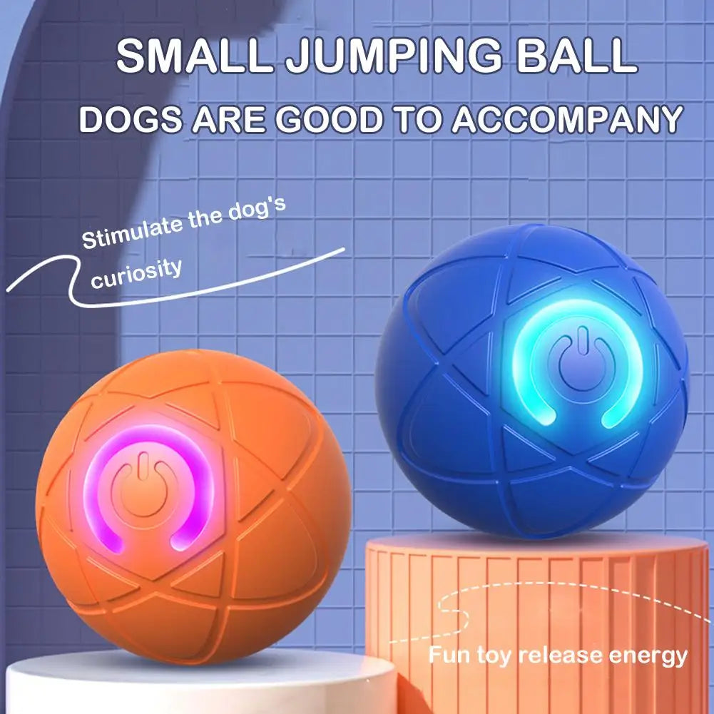 Dog Toy Ball Two Interactive Modes Dog Gift Rolling Bounce Automatic Ball Supplies Moving Pet W4k0