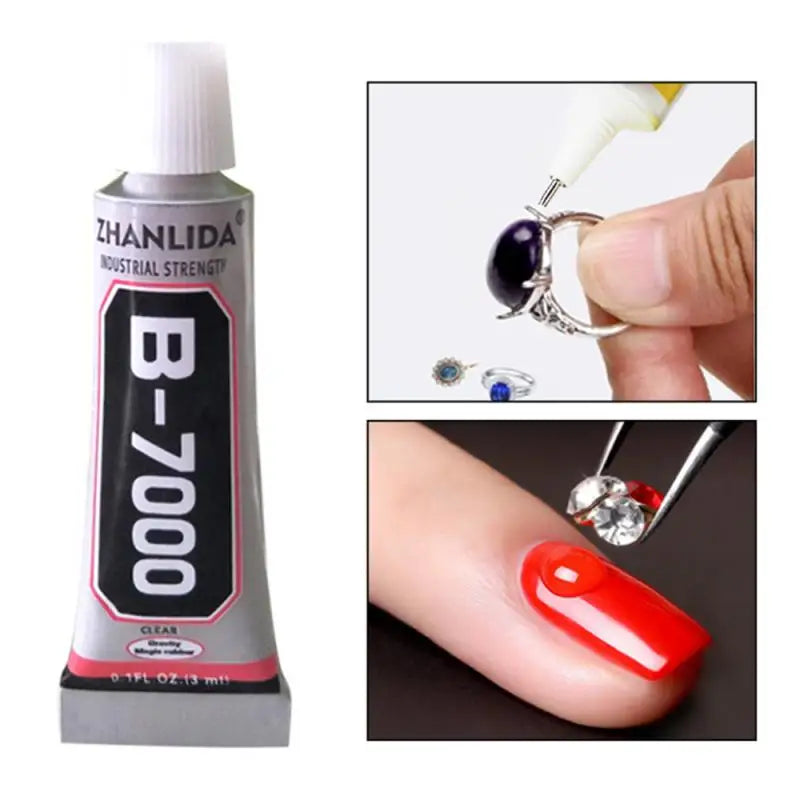 1/3Pcs B7000 Strength Glue Multipurpose Industrial Adhesive For Jewellery Crafts Crystal Display Jewelry Rhinestone Super Glue
