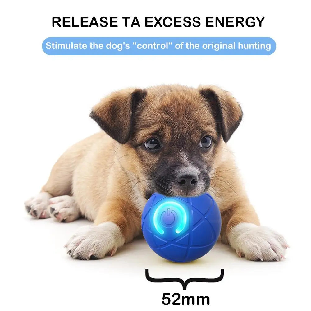 Dog Toy Ball Two Interactive Modes Dog Gift Rolling Bounce Automatic Ball Supplies Moving Pet W4k0