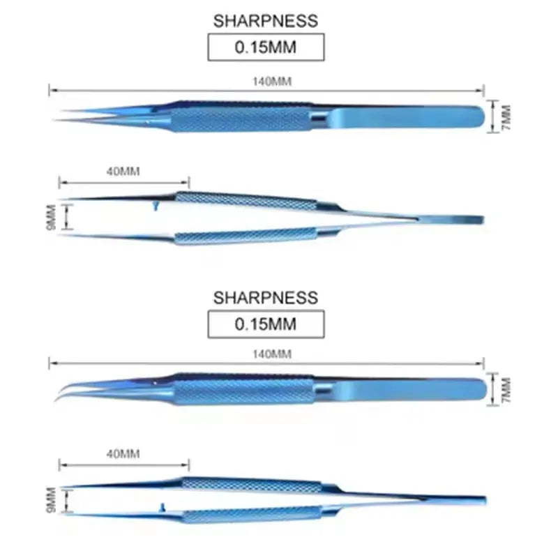Precision Titanium Alloy Tweezers Professional Repair Fingerprint Fly Line Phone Motherboard Antimagnetic Electronics Forceps
