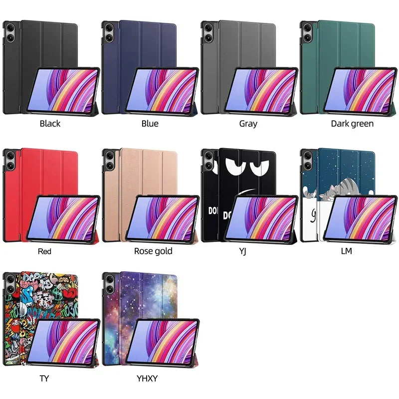 For Xiaomi Redmi Pad Pro 2024 Folding Flip Stand Case Funda for Red Mi Pad Pro 12.1 POCO Pad 12 1 Tablet Cover with Auto Sleep