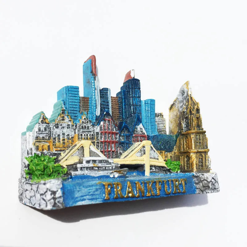 Germany Munchen 3D Fridge Magnets Tourism Souvenir Refrigerator Magnetic Sticker Collection Handicraft Gift