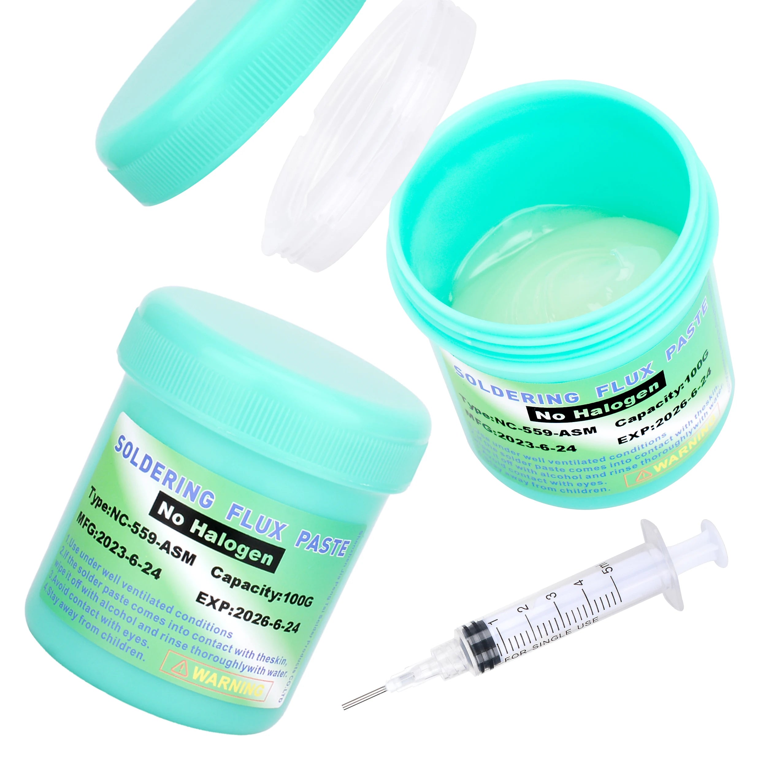 Paste 100% Original NC-559-100g ASM Flux for Soldering 100g No-clean Soldering Flux Tip Refresher Soldering Pcb Repair Welding