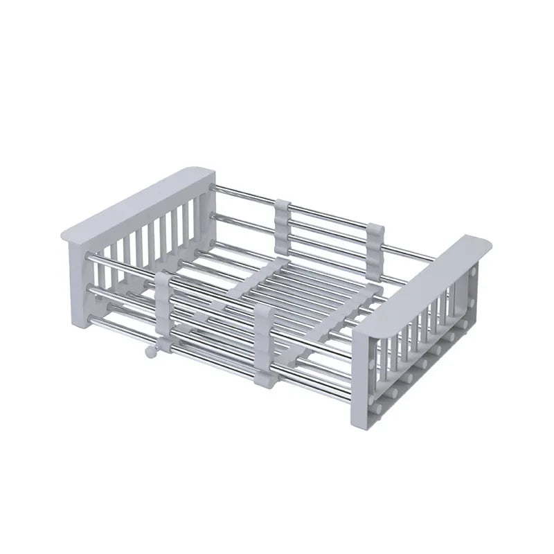 Kitchen sink retractable drainer sink drainer dish drainer basket Dish storage rack