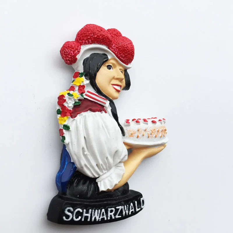 Germany Munchen 3D Fridge Magnets Tourism Souvenir Refrigerator Magnetic Sticker Collection Handicraft Gift
