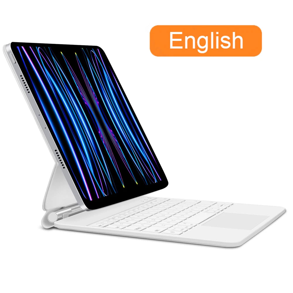 GOOJODOQ Magic Keyboard for iPad Pro 11 Inch 4th/3rd/2nd/1st Gen iPad Air 11 M2 M3 Air 4 Air 5 Floating Stand Bluetooth Keyboard