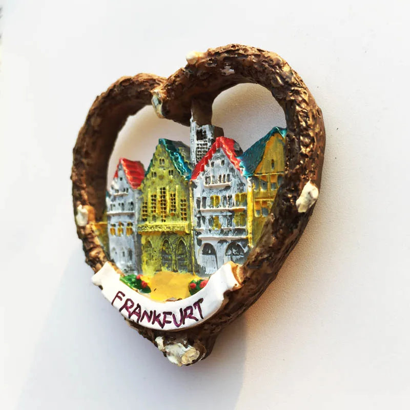 Germany Munchen 3D Fridge Magnets Tourism Souvenir Refrigerator Magnetic Sticker Collection Handicraft Gift