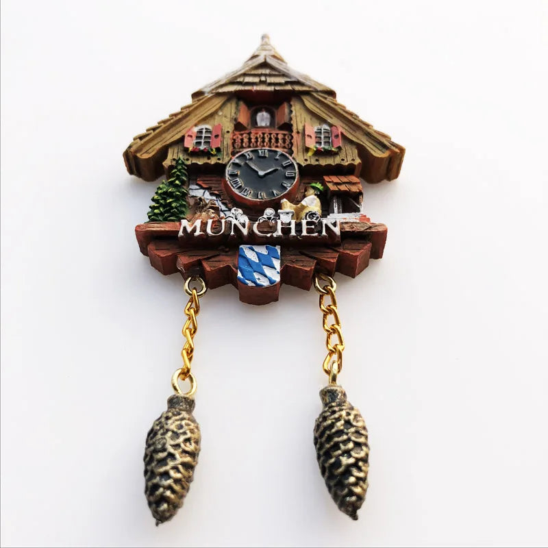 Germany Munchen 3D Fridge Magnets Tourism Souvenir Refrigerator Magnetic Sticker Collection Handicraft Gift