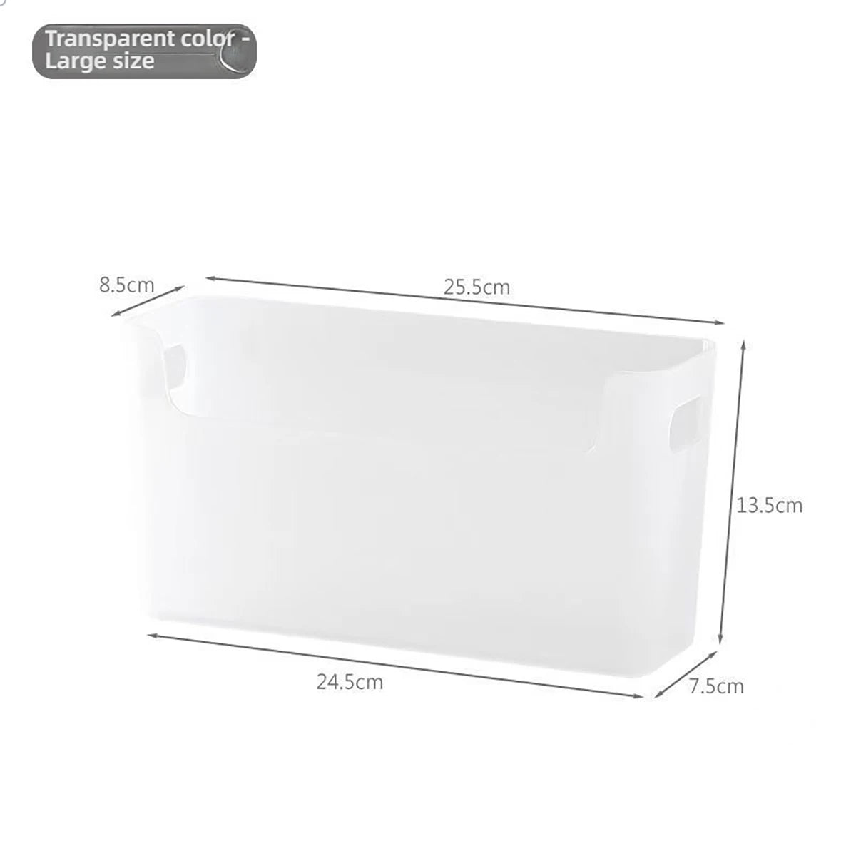 Minimalist White PP Wall-Mounted Storage Box - Self-Adhesive Cabinet Door Organizer for Kitchen, Space Saving Design (No Tools）