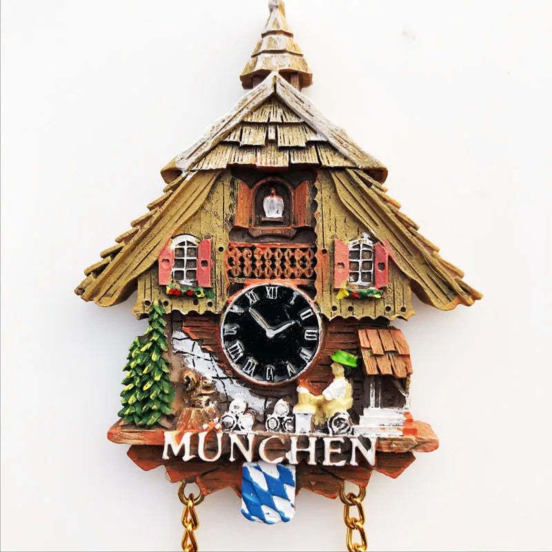 Germany Munchen 3D Fridge Magnets Tourism Souvenir Refrigerator Magnetic Sticker Collection Handicraft Gift