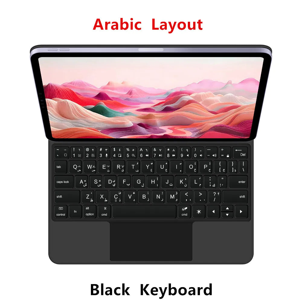 Magic Keyboard Folio For Xiaomi Pad 7 2024 Mi Pad 7 Pro 11.2" Tablet Smart Case Portuguese Spanish Korean French keyboard cover