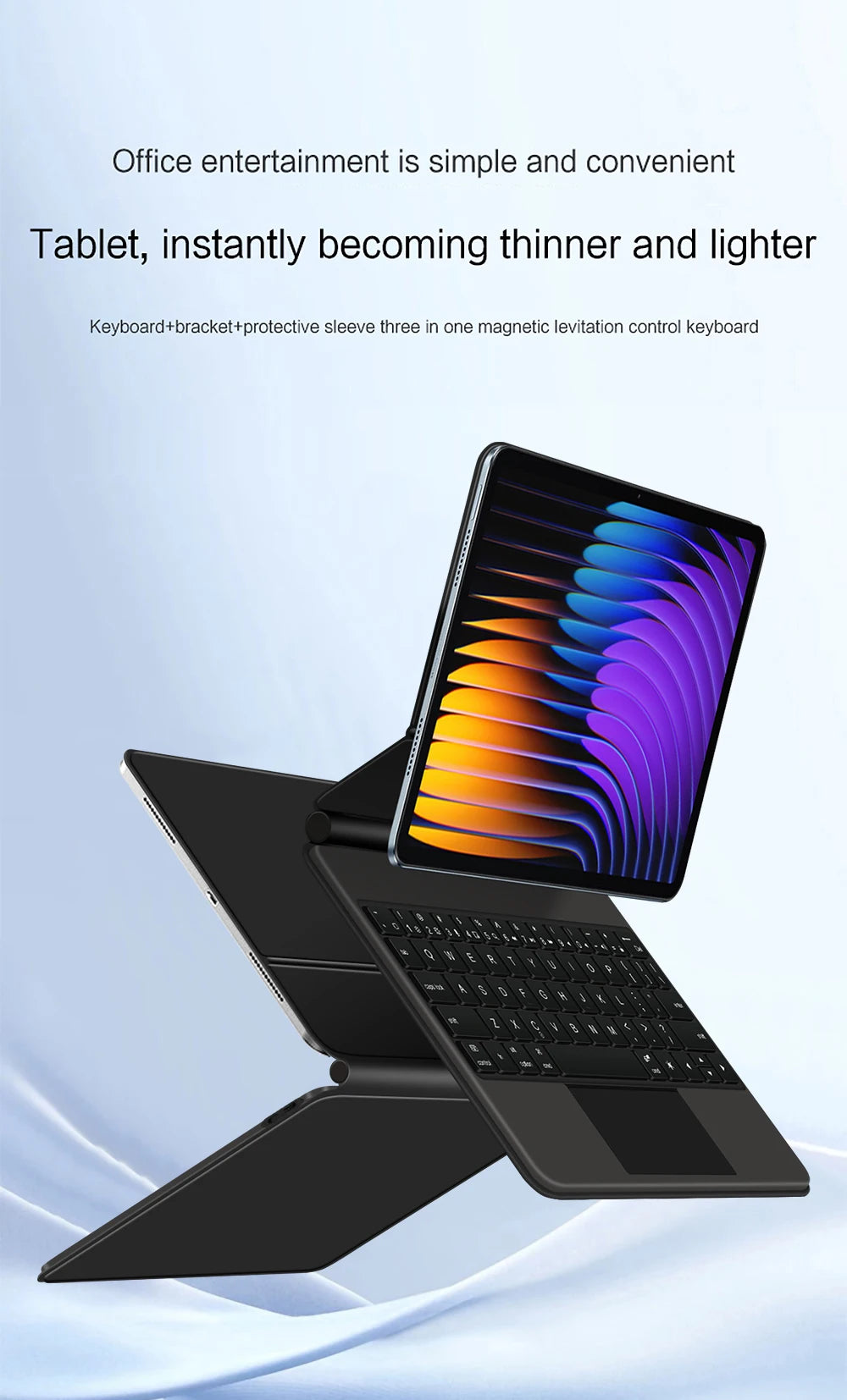 Magic Keyboard Folio For Xiaomi Pad 7 2024 Mi Pad 7 Pro 11.2" Tablet Smart Case Portuguese Spanish Korean French keyboard cover