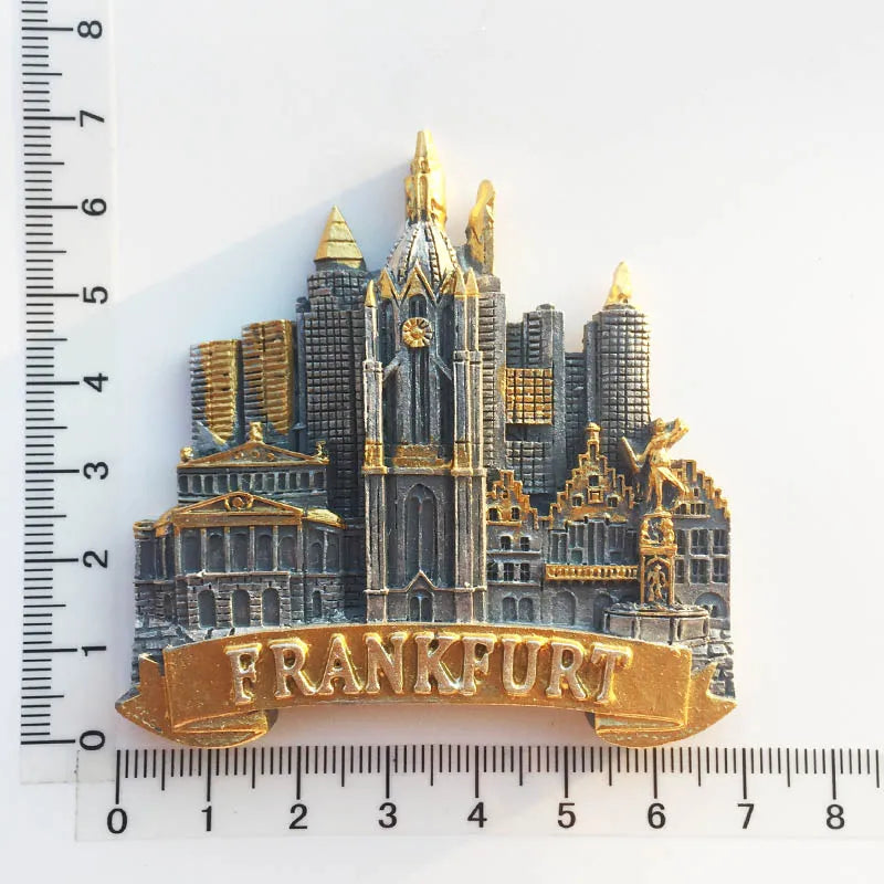 Germany Munchen 3D Fridge Magnets Tourism Souvenir Refrigerator Magnetic Sticker Collection Handicraft Gift
