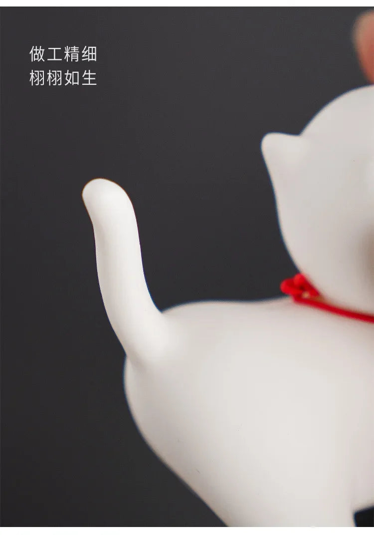 Cute Cat Buddhism Line Incense Plate Incense Burner Stick Holder Sandalwood Coil Base Temples Yoga Studios Home Decoration