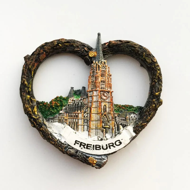 Germany Munchen 3D Fridge Magnets Tourism Souvenir Refrigerator Magnetic Sticker Collection Handicraft Gift