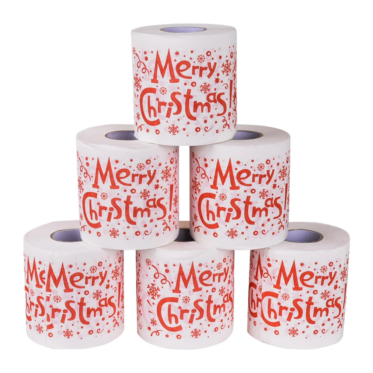 Merry Christmas Toilet Roll Paper Home Santa Claus Bath Toilet Roll Paper Christmas Supplies Xmas Tissue Roll Home New Year