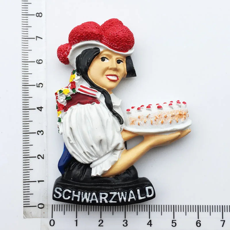 Germany Munchen 3D Fridge Magnets Tourism Souvenir Refrigerator Magnetic Sticker Collection Handicraft Gift