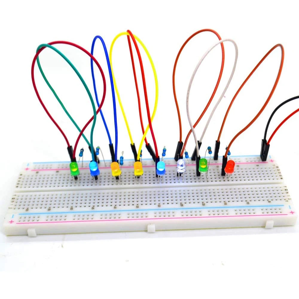 100PCS/lot  3mm 5mm F3 F5 Round LED Ultra Bright White Green Yellow Blue White Red Light Emitting Diode For Diy Kit