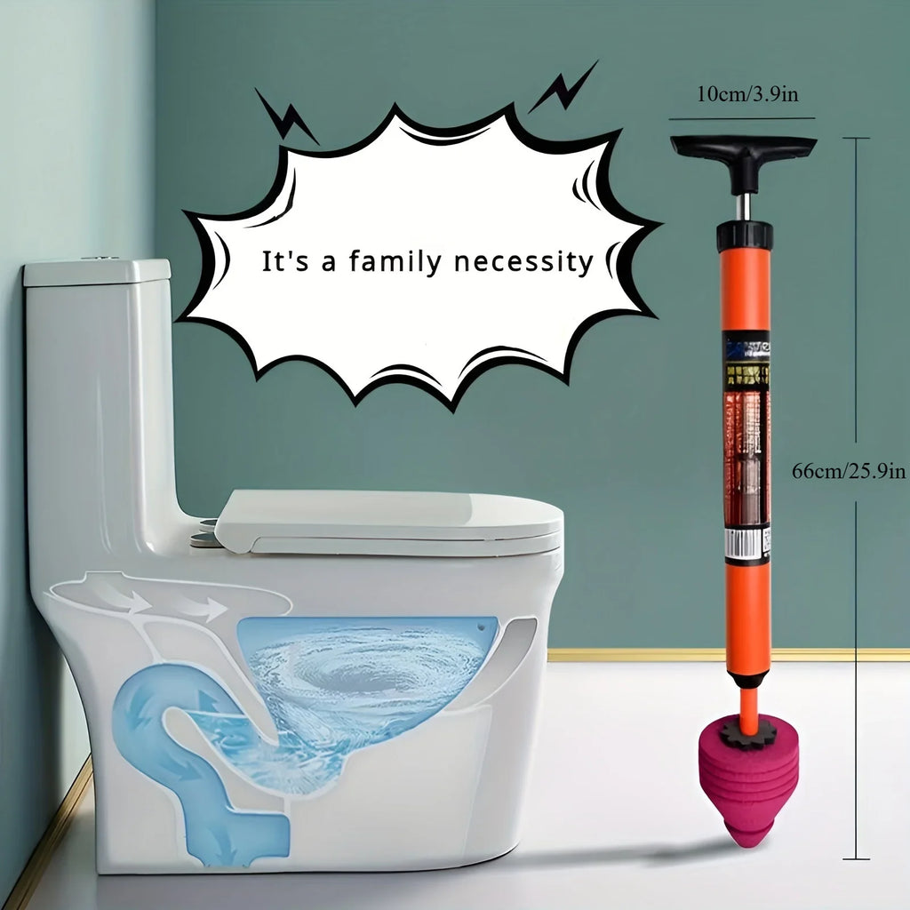 Unblock Toilet High Pressure One Shot Toilet Pipe Plunger Cleaner Silicone Quickly Home Toilet Sewer Dredging Plunger Wc pump