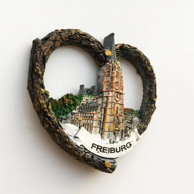 Germany Munchen 3D Fridge Magnets Tourism Souvenir Refrigerator Magnetic Sticker Collection Handicraft Gift