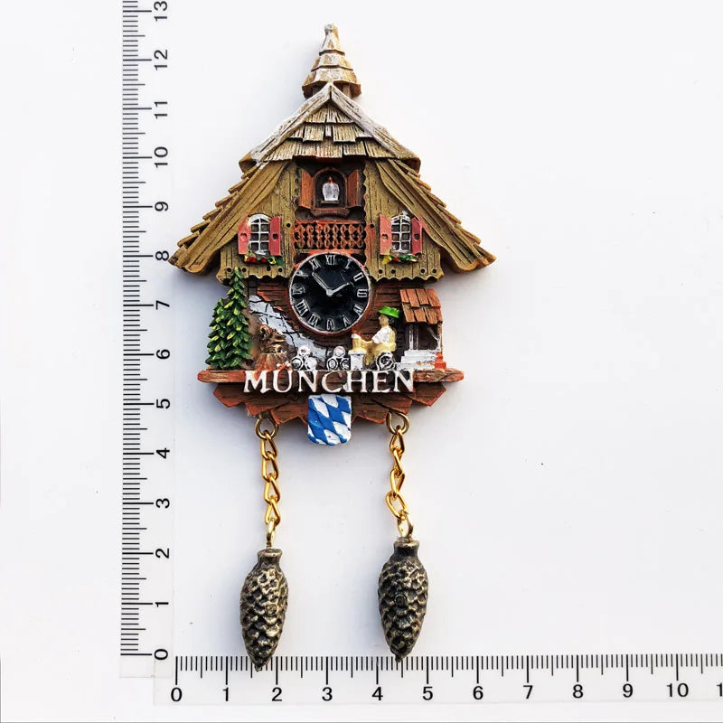 Germany Munchen 3D Fridge Magnets Tourism Souvenir Refrigerator Magnetic Sticker Collection Handicraft Gift