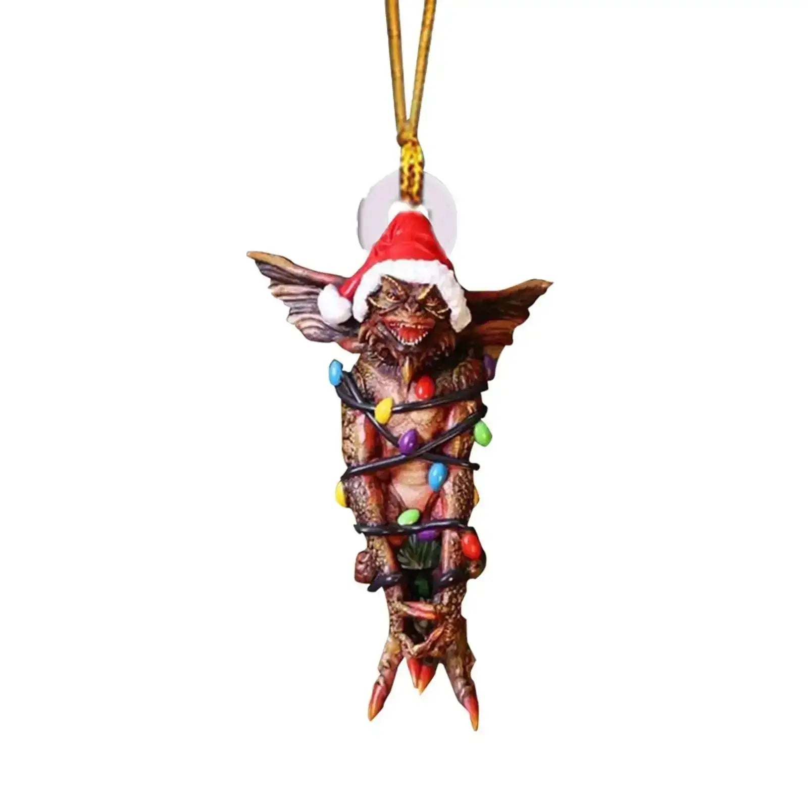 Xmas Gremlins Santa Hat Socks Dog Honeycomb Ball Christmas Tree Pendant Christmas Party Decorations Children Christmas Gift