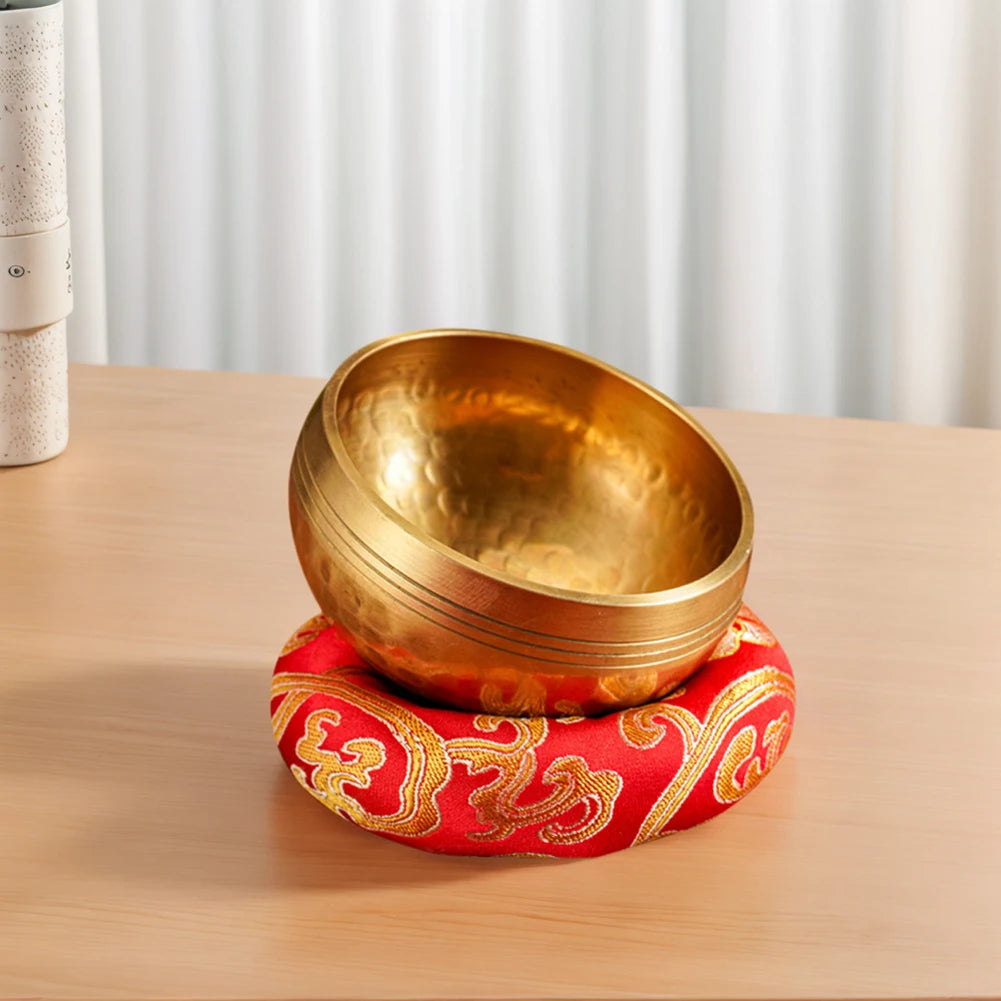 Tibetan Singing Bowl Set Meditation Singing Bowl Yoga Meditation Chanting Bowl for Yoga Chakra Healing Mindfulness Stress Relief