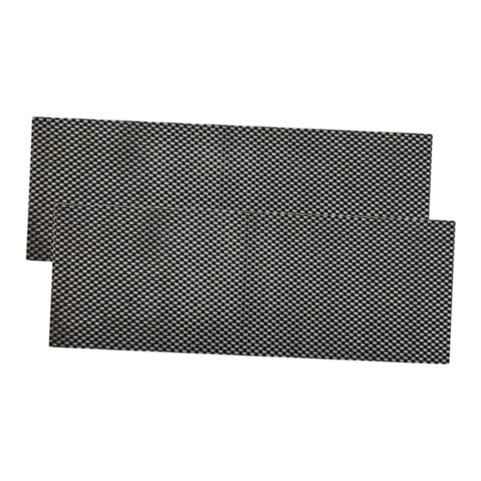 2 Pieces Pilates Nonslip Mat 25cmx60cm Multifunctional Gripper Mat Anti Skid for