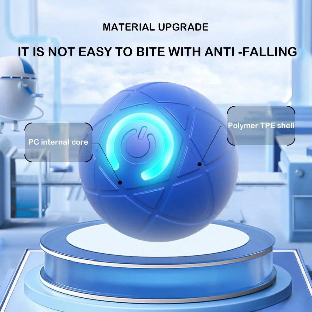 Dog Toy Ball Two Interactive Modes Dog Gift Rolling Bounce Automatic Ball Supplies Moving Pet W4k0
