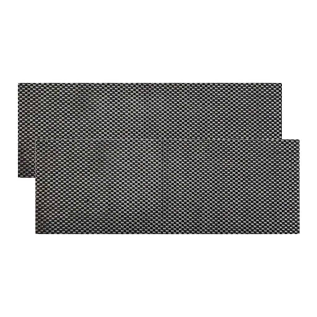 2 Pieces Pilates Nonslip Mat 25cmx60cm Multifunctional Gripper Mat Anti Skid for