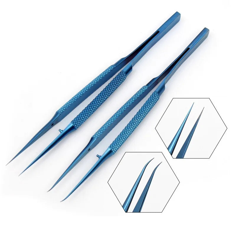 Precision Titanium Alloy Tweezers Professional Repair Fingerprint Fly Line Phone Motherboard Antimagnetic Electronics Forceps