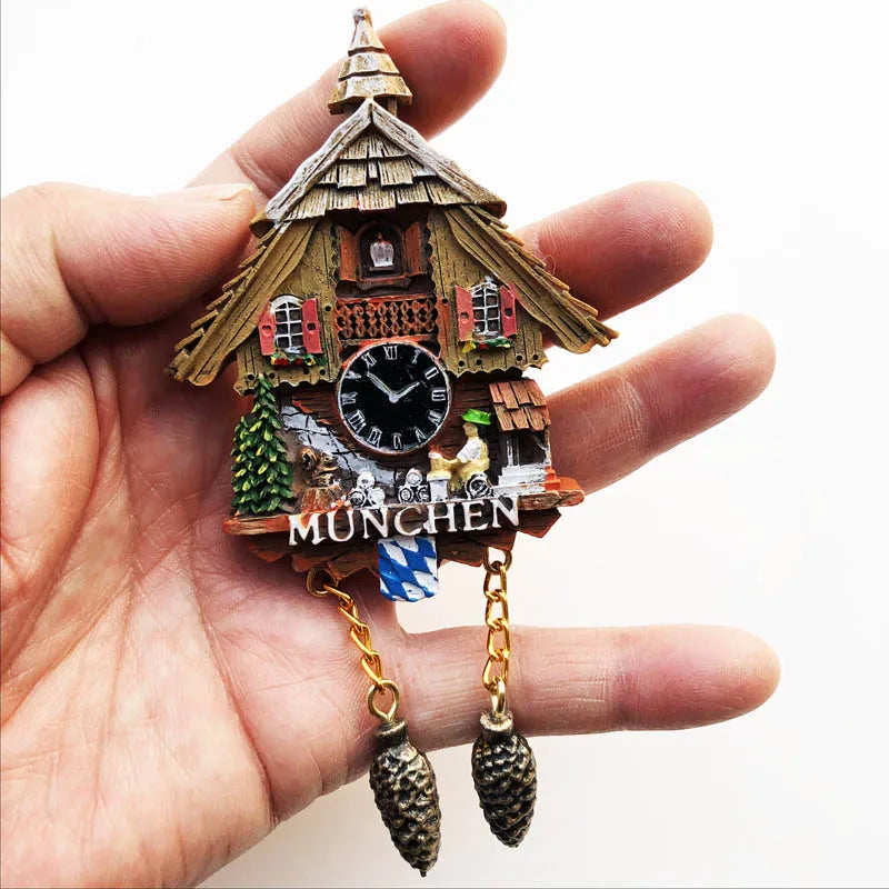 Germany Munchen 3D Fridge Magnets Tourism Souvenir Refrigerator Magnetic Sticker Collection Handicraft Gift