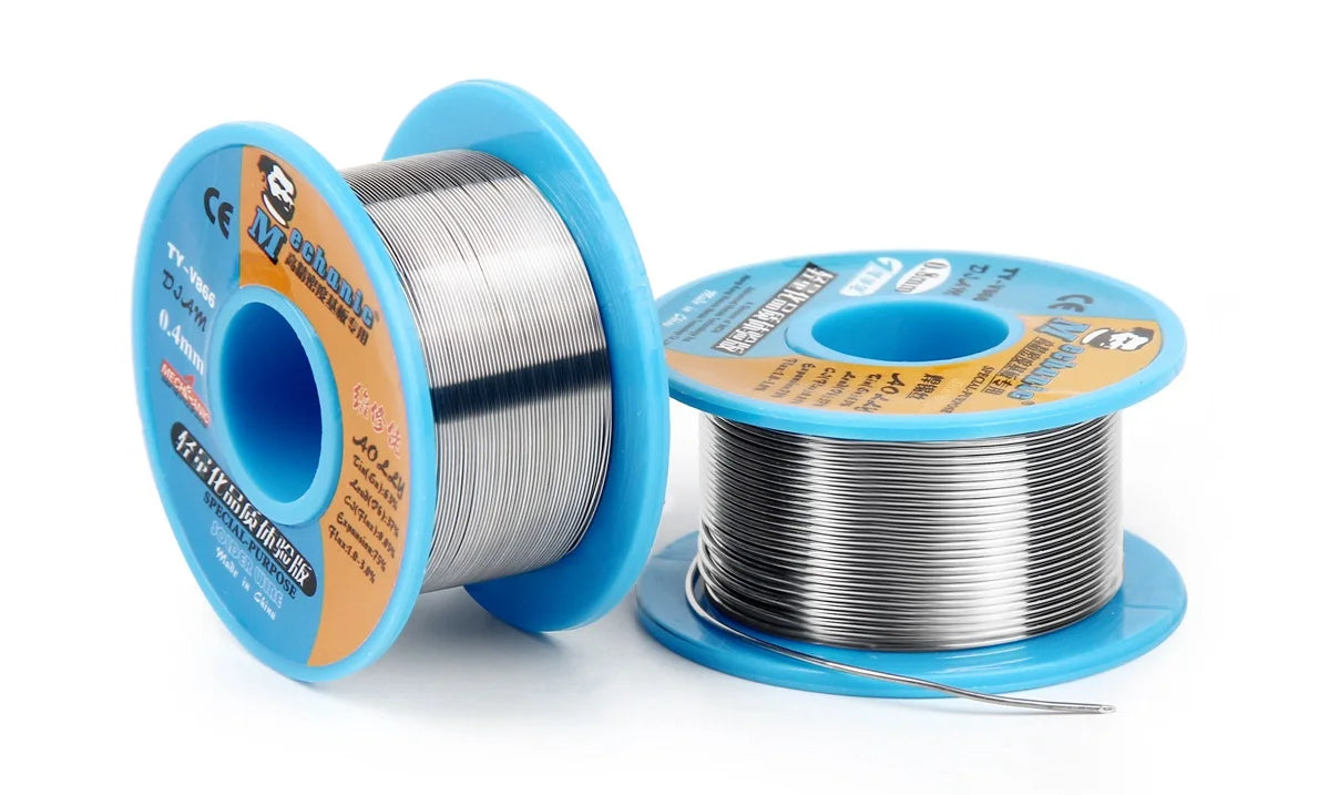 MECHANIC TY-V866 40g Mild Rosin Core 183℃ Melting Point 0.2-0.8mm High Purity Environmental Solder Wire Welding Flux Iron Cable