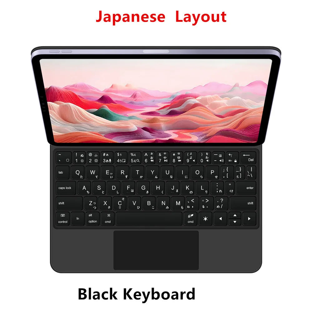 Magic Keyboard Folio For Xiaomi Pad 7 2024 Mi Pad 7 Pro 11.2" Tablet Smart Case Portuguese Spanish Korean French keyboard cover