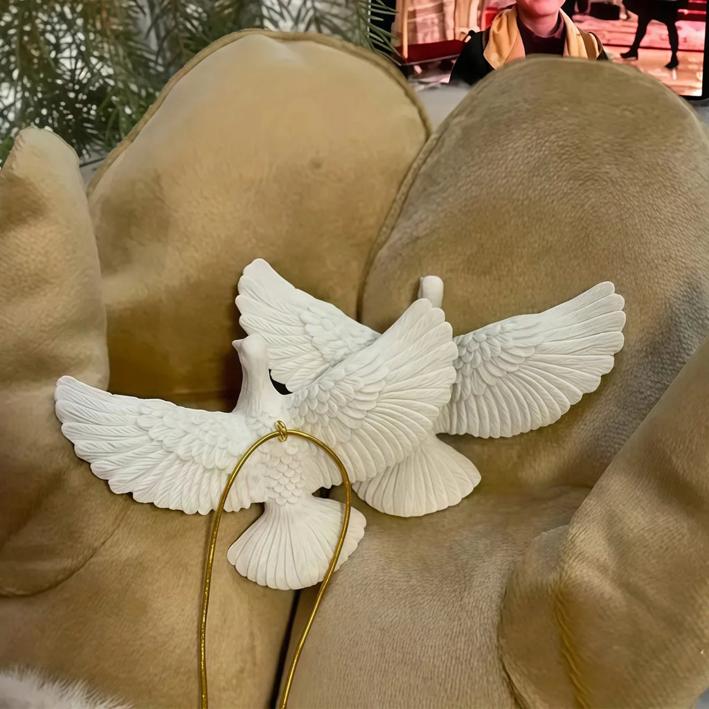 New Year Christmas Ornament Doves  Style Friendship Doves - Home Alone Christmas Tree Ornaments- Best Gift for Someone Special